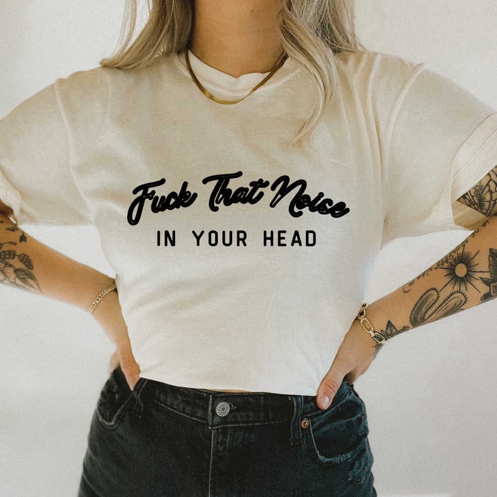 Yoga Bitch Fuck That Noise Tee NWT